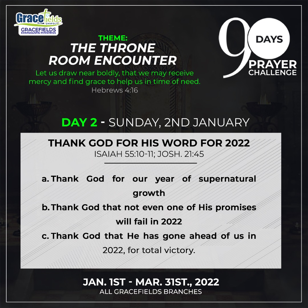 90 Days Prayer Challenge - Day 2