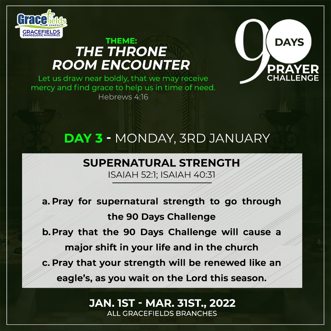 90 Days Prayer Challenge - Day 3