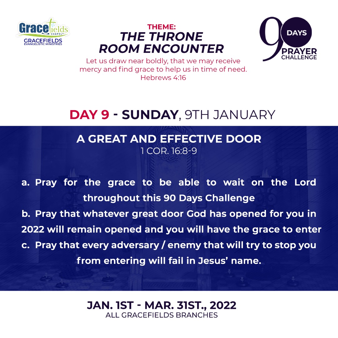 Day 9 - Prayer Challenge 2022