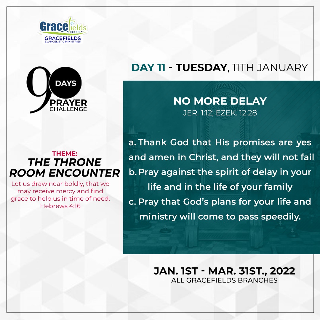 Day 11 - Prayer Challenge 2022